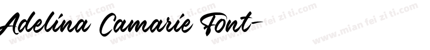 Adelina Camarie Font字体转换